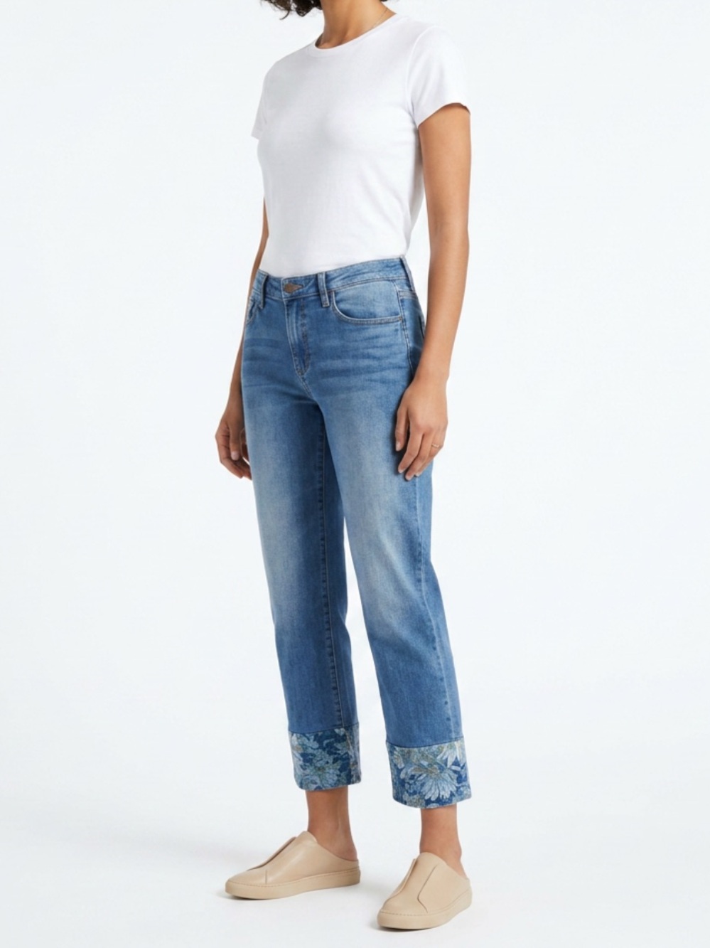 Anthropologie ($198) Driftwood Colette Cropped Tapestry Jeans